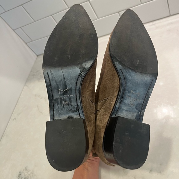 Mark Fisher Bootie in Brown/Taupe Suede - Picture 5 of 5